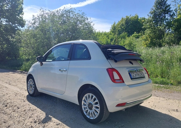 Fiat 500 cena 52900 przebieg: 24000, rok produkcji 2021 z Chojnice małe 92